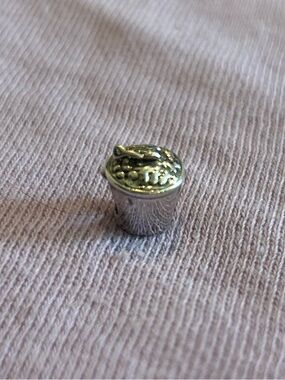 Pandora-style Halia “Sand Bucket” Charm - Sterling Silver